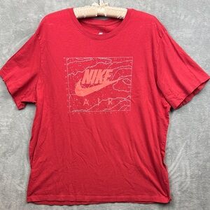 Nike Red Graphic Men's T-Shirt